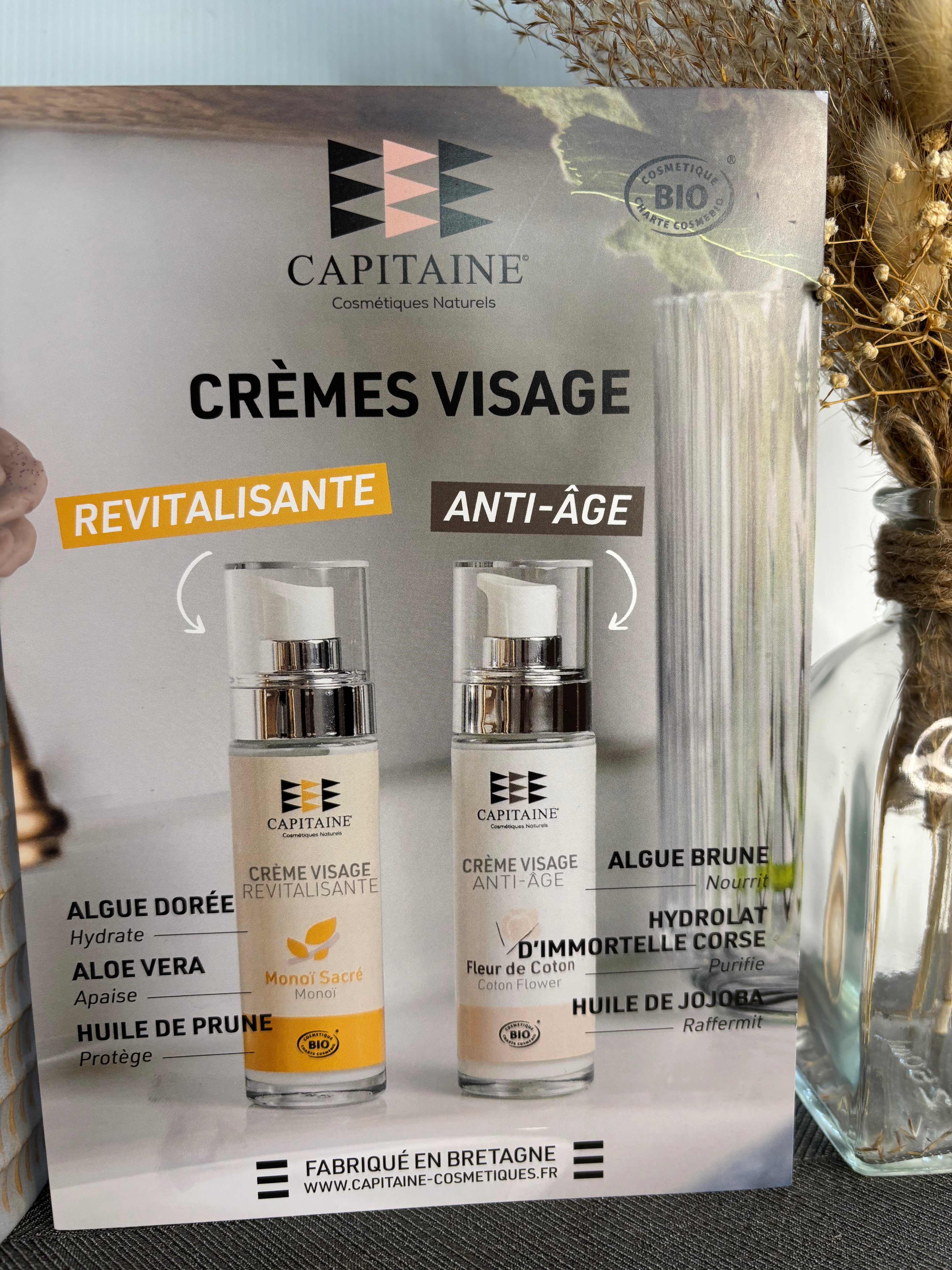 Crème visage anti âge