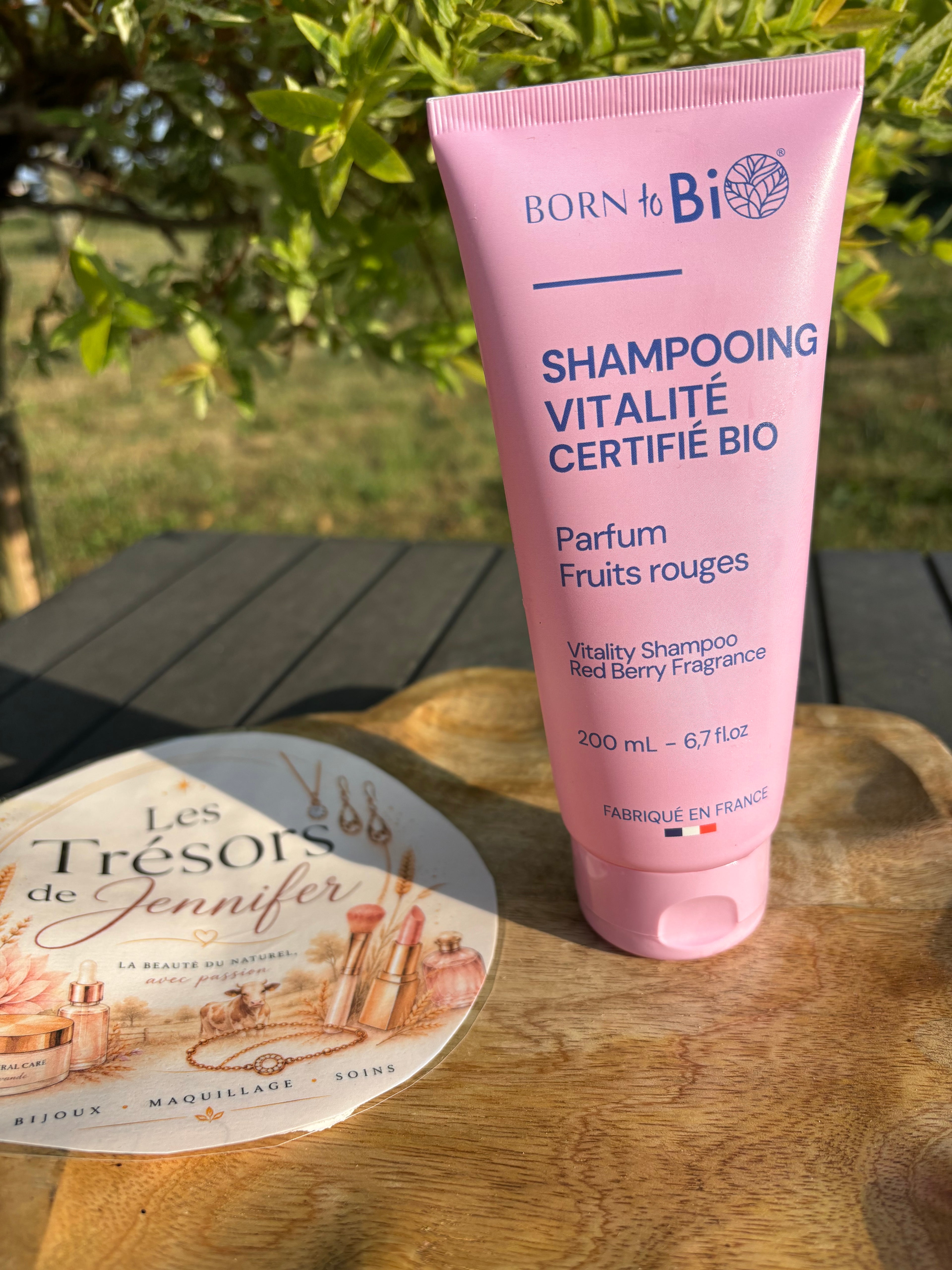 Shampooing vitalité certifié BIO parfum fruits rouges 200ml