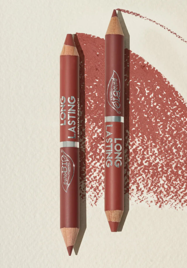 Crayon lèvres BIO Duo Nude pêche  contour + rouge à lèvres
Double mine : précision et remplissage en un seul geste
Couleur intense et haute couvrance
Texture onctueuse et confortable
Longue tenue jusqu’à 8h
Double pointe innovante
Format jumbo : plus prat