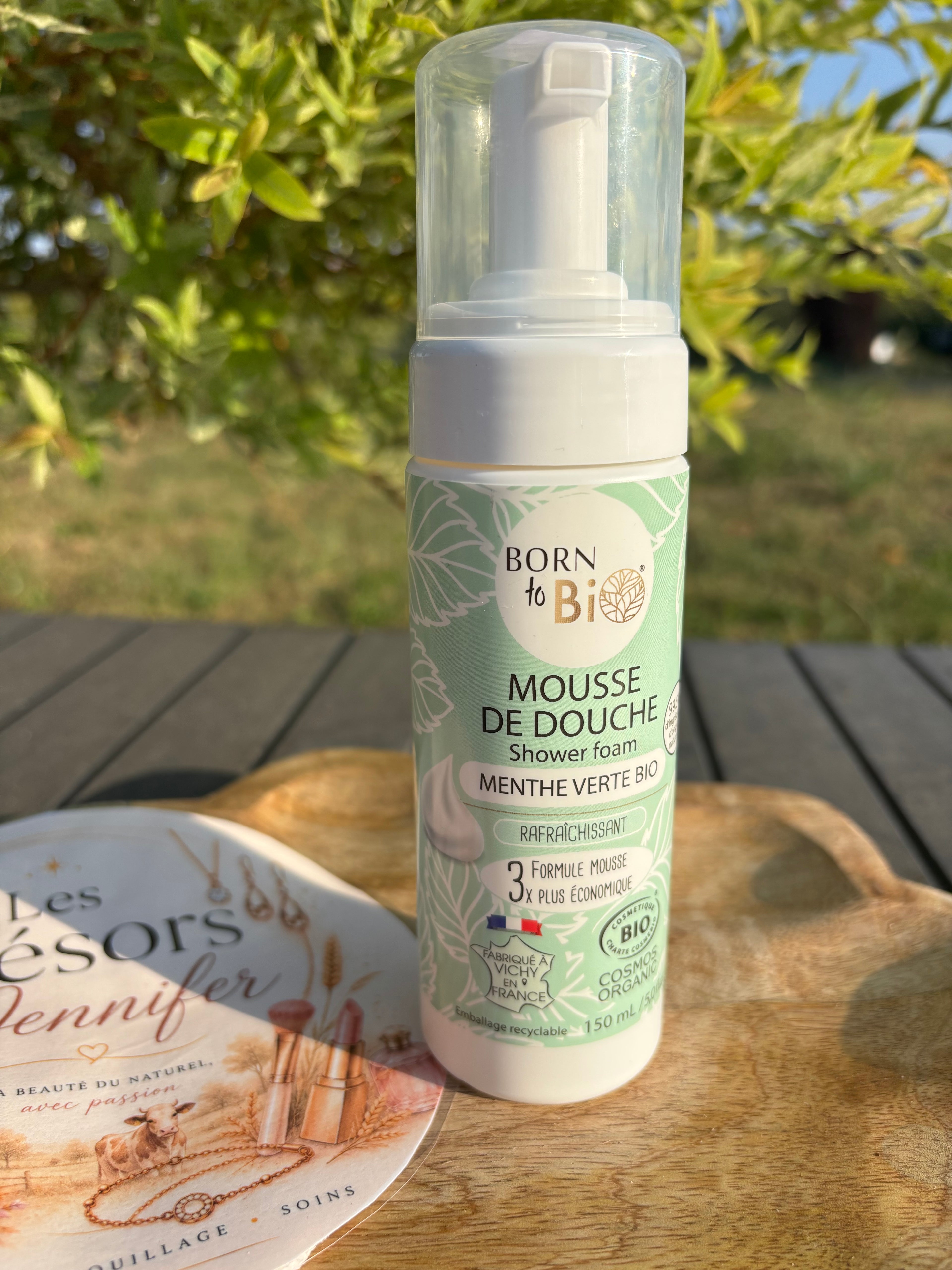 Mousse de douche menthe verte BIO 150ml