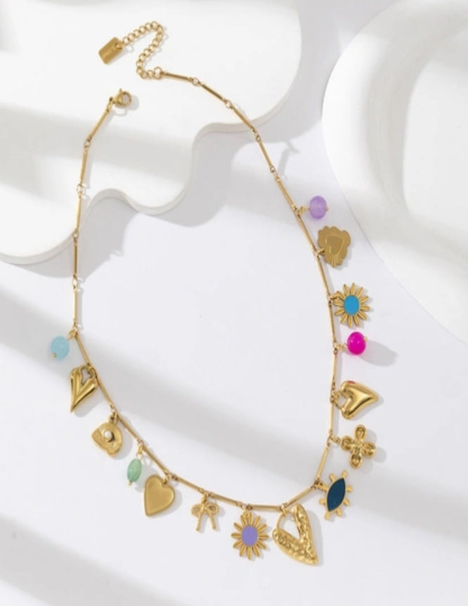 Collier coloré