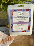 Masque visage hydratant et rafraîchissant certifié BIO tissu en coton Bio
