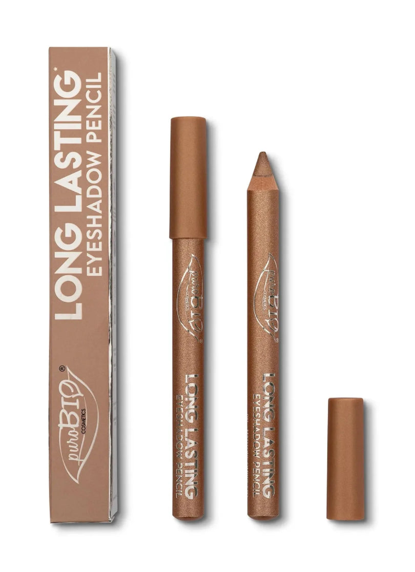 Crayon à paupières BIO couleur champagne parfait pour un regard sublimé en un seul geste. Grâce à sa texture crémeuse et ultra-pigmentée, il glisse sur la paupière pour une application facile et un fini velouté.